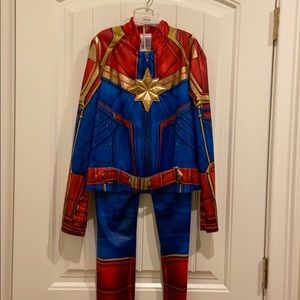Disney’s Captain Marvel Costume Girls Size 9/10